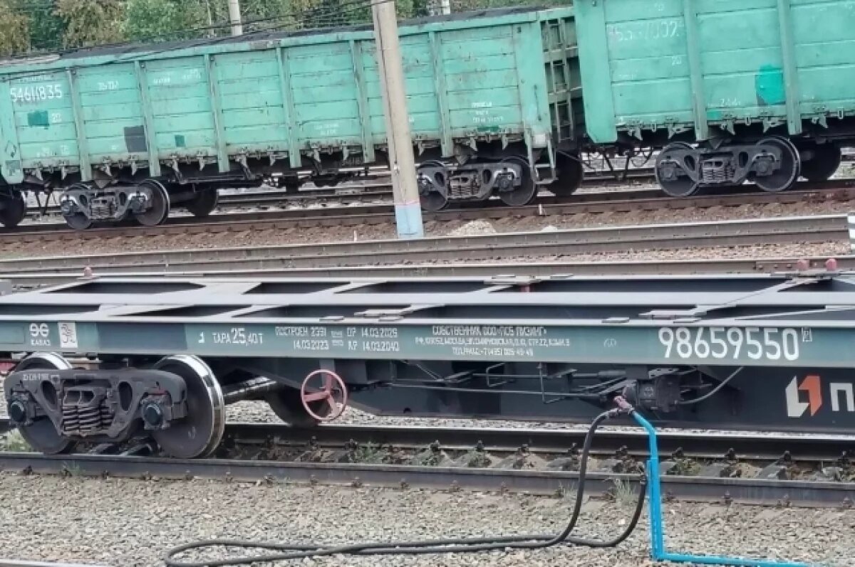    Вагон сошёл с рельсов на станции Инская в Новосибирске