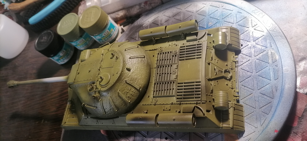 Еще ствол не окрашен.