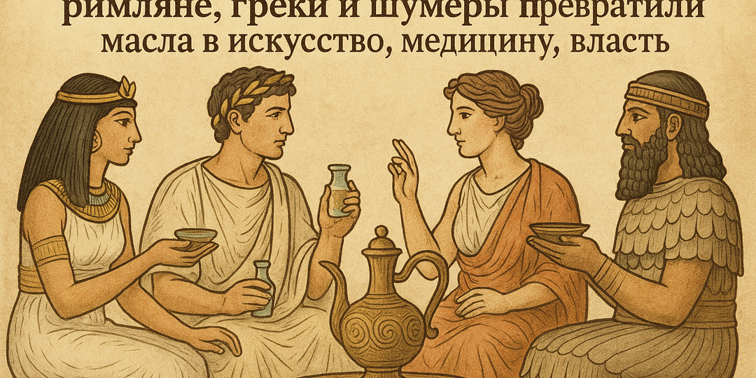 Рецепты древних: как египтяне, римляне, греки и шумеры превратили масла в искусство, медицину и власть