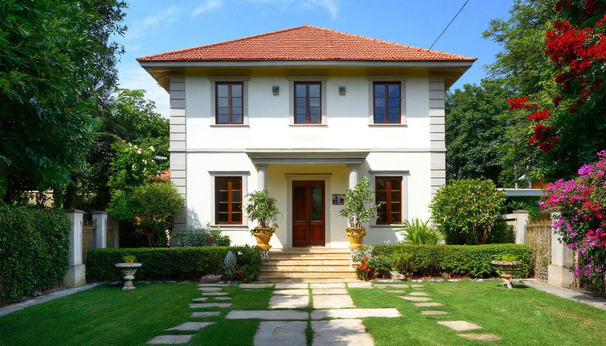 двухэтажный дом