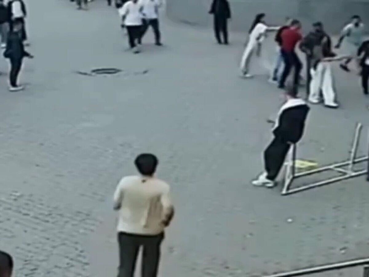    Драка в Щелково© Камера видеонаблюдения