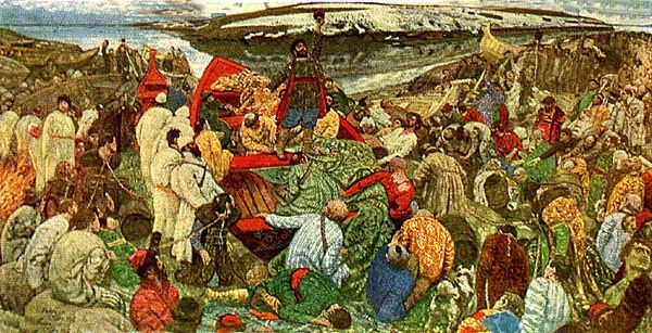 Картина «Степан Разин на Волге» Гавриила Горелова