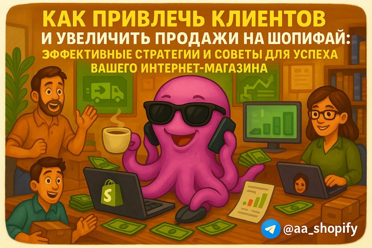    Как привлечь клиентов и увеличить продажи на Шопифай: эффективные стратегии и советы для успеха вашего интернет-магазина aa_ecom