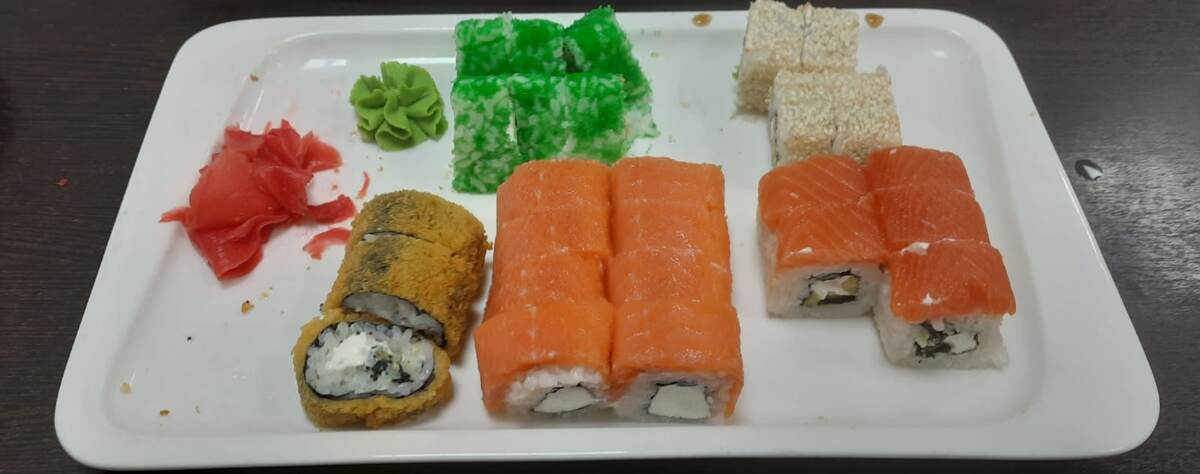 Сет роллов. Фото автора.