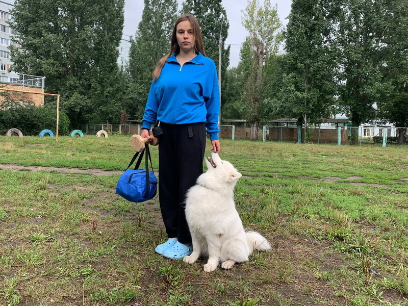 Дружкова Юлия и самоед Чандра