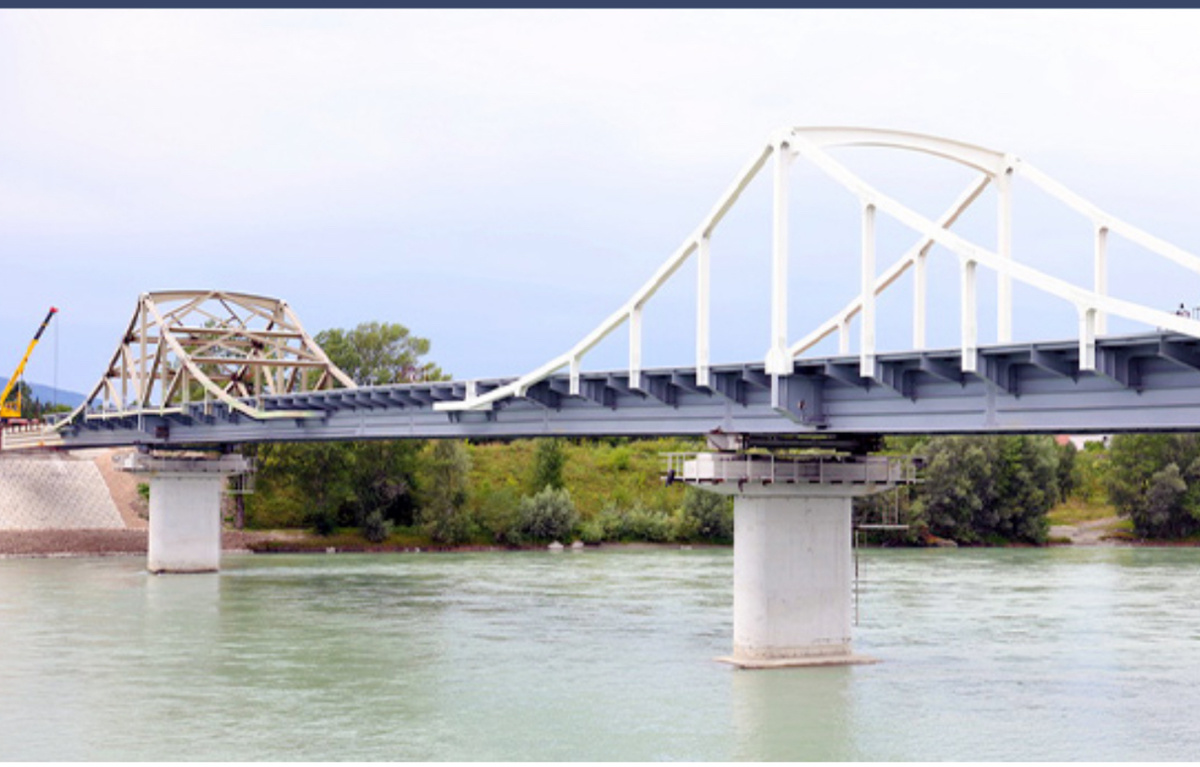 Новый, строящийся мост. Фото Правительства Республики Алтай