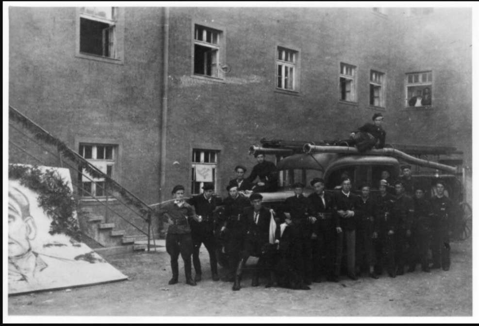 Лагерная пожарная команда Бухенвальда. 