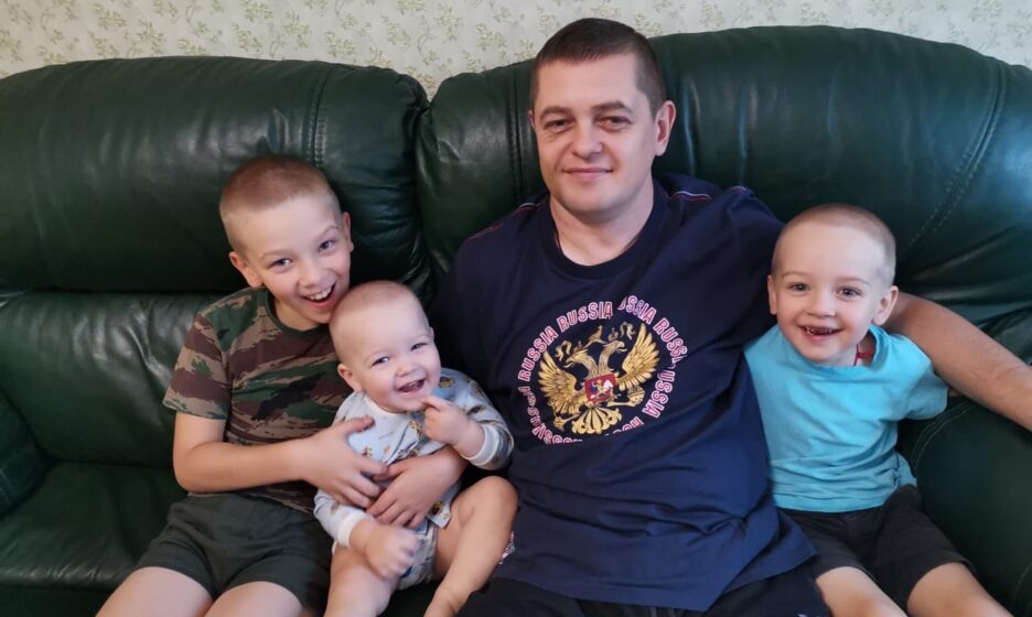 Игорь Задорожный с сыновьями