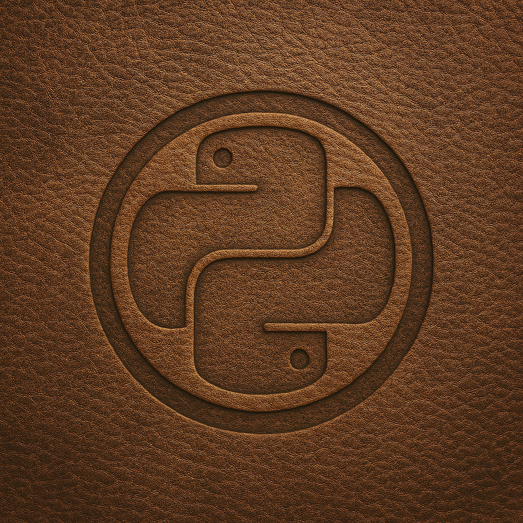 AI. "Кожа". Эмблема Python