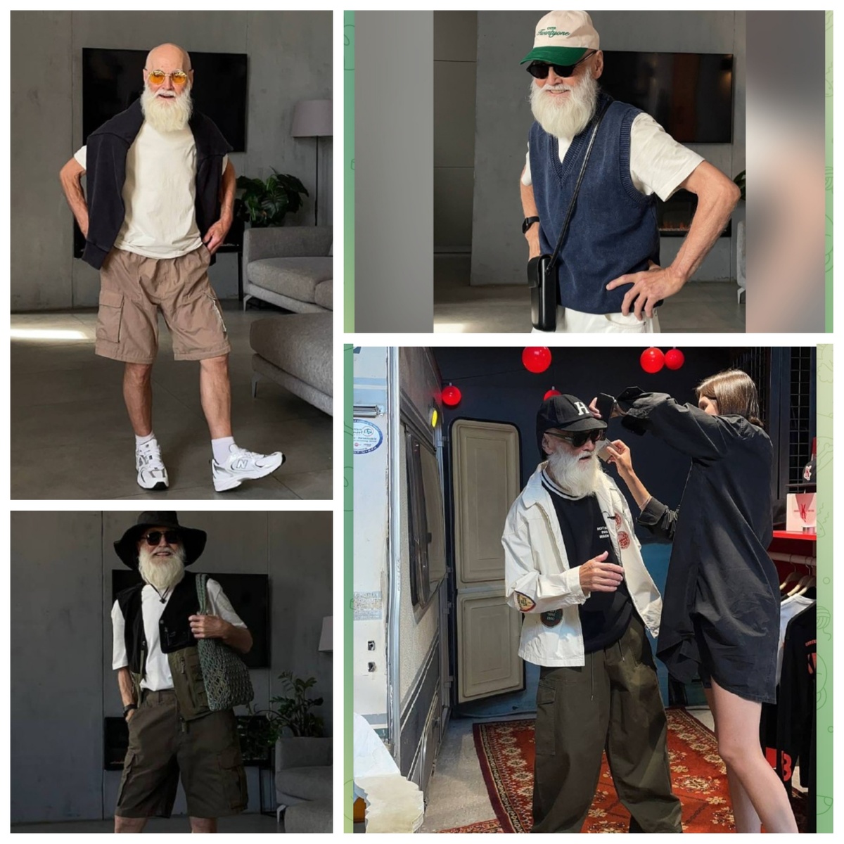 Дед Виктор 84 года