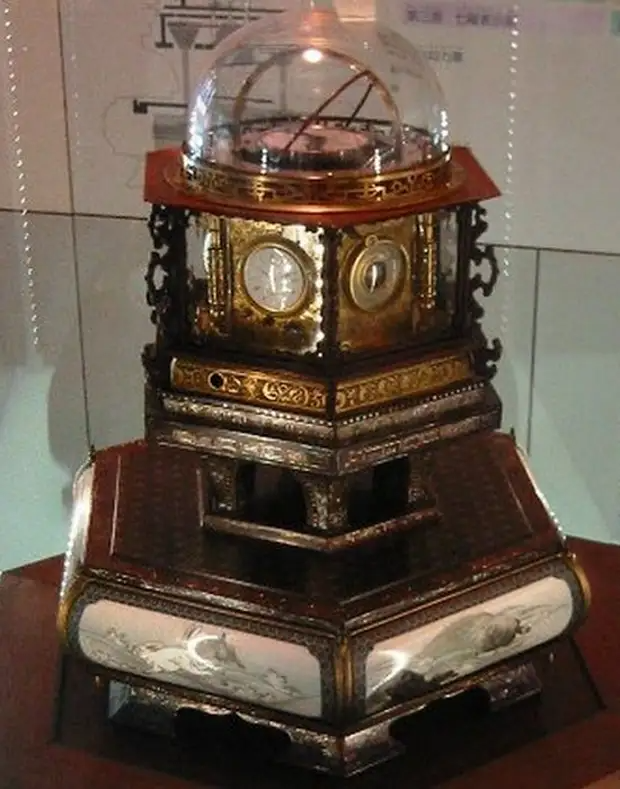 А это часы — вадокеи. Ими японцы пользовались до 1873-го года