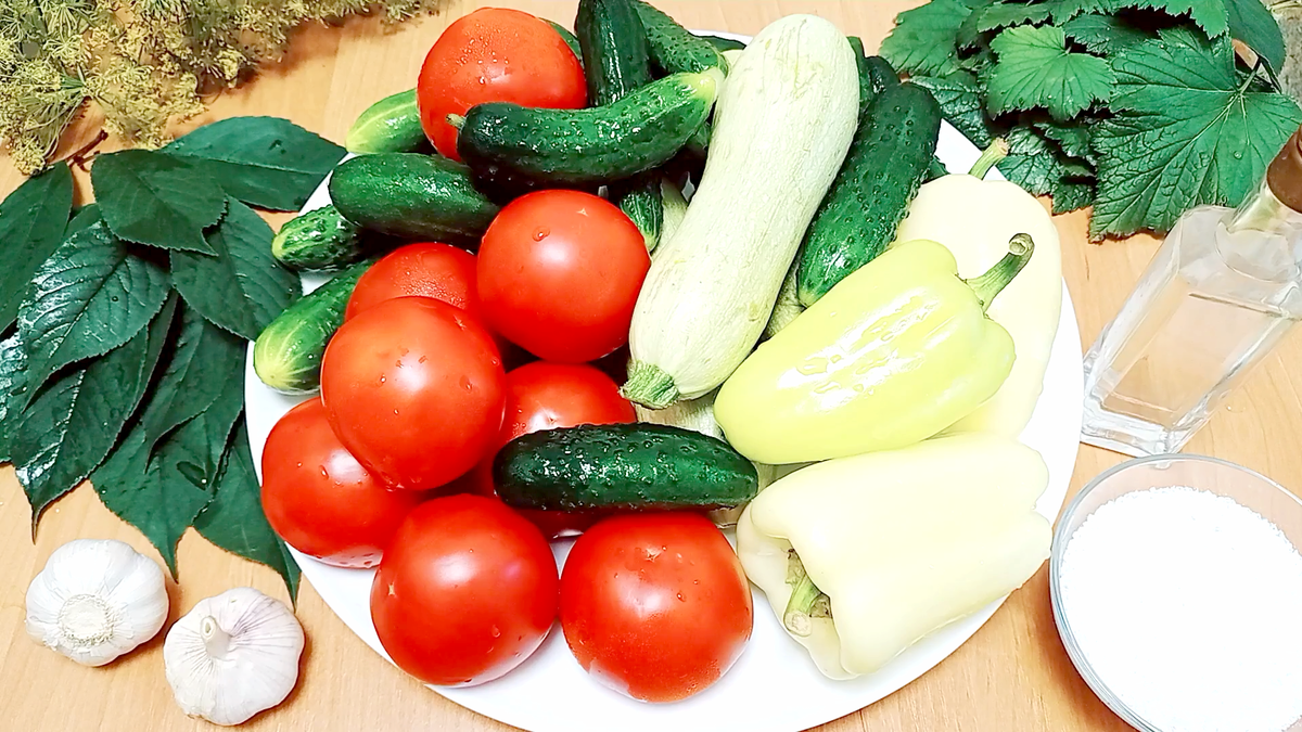 Всё сложила и забыла… Квашеные овощи-ассорти «Как у бабушки в деревне»