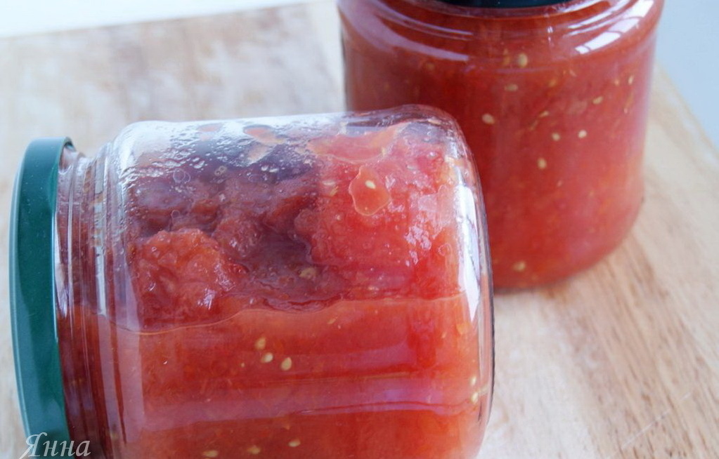 Фото автора. Томаты в собственном соку.