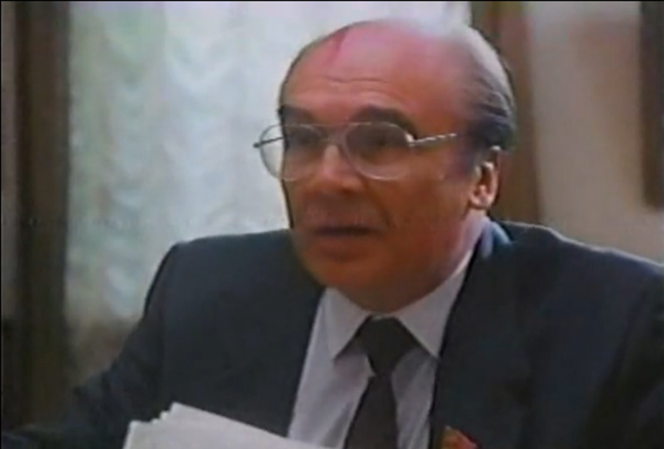 Владимир Трошин в фильме «Чернобыль. Последнее предупреждение», 1991 г.