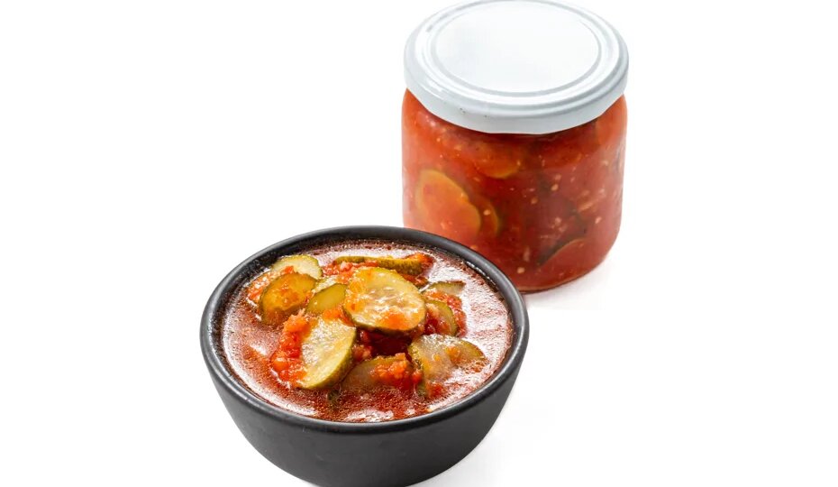 Салат из огурцов на зиму