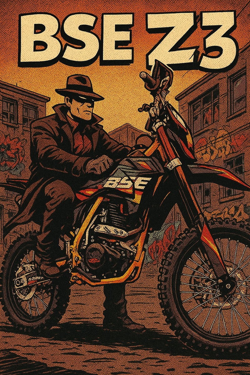 BSE Z3 V - классический кроссовый мотоцикл теперь с балансирным валом.