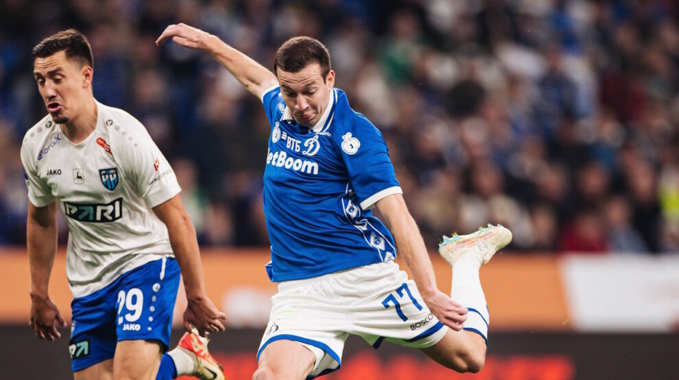 «Динамо» и «Пари НН» сыграли в матче 6 тура в Москве 23 августа. Фото: пресс-служба ФК «Динамо» (Москва)