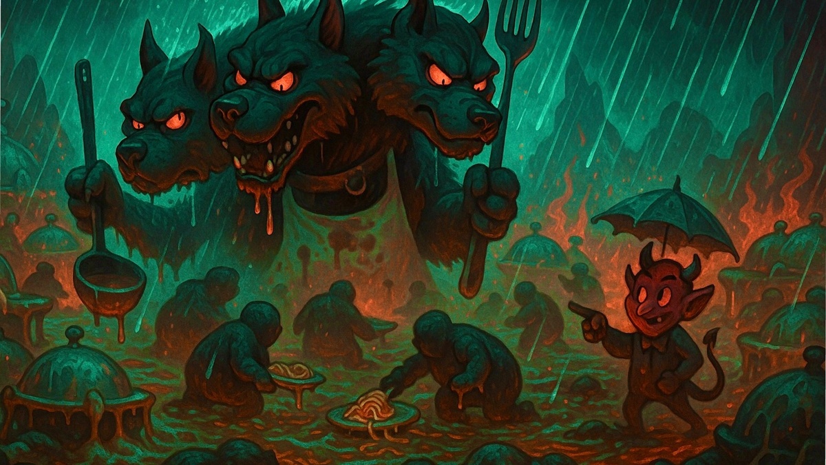 3 Круг Ада — Чревоугодие. Понятный Путеводитель 