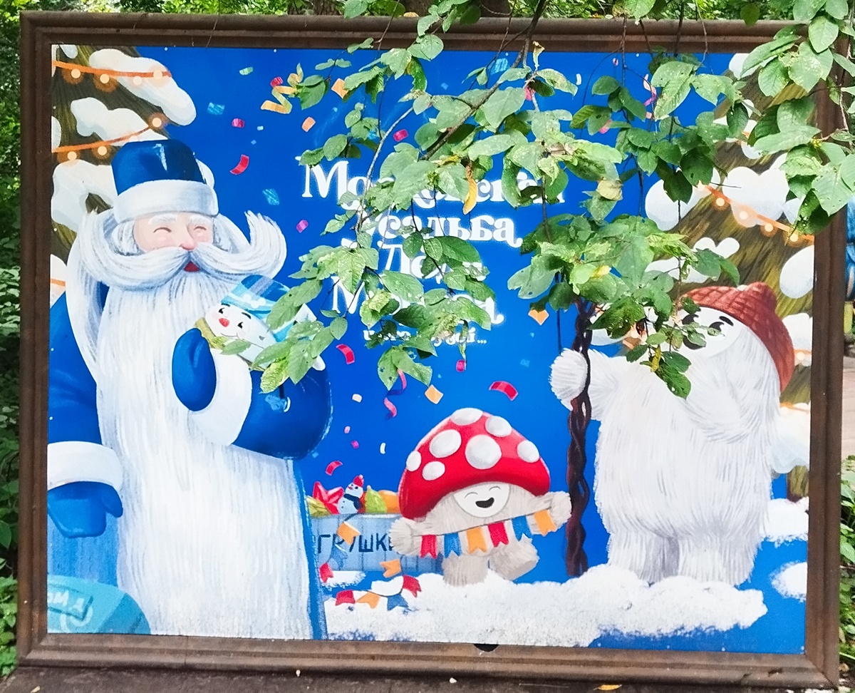 Подтверждение тому, что усадьба Деда Мороза в Москве существует. И Дед Мороз тоже)))