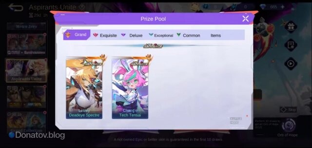    The aspirants Лесли или Чан'Э в Mobile Legends: Bang Bang