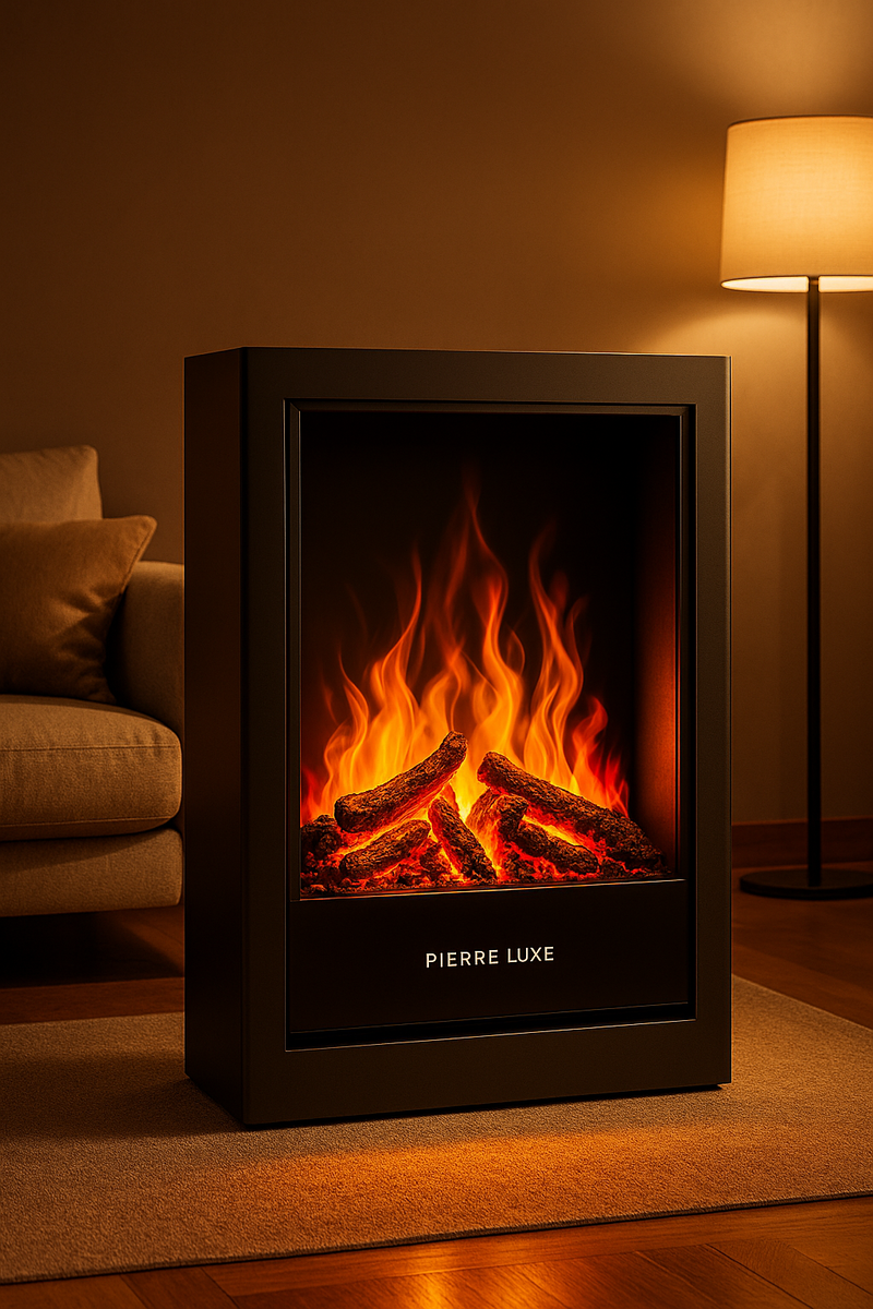    Электрический камин Pierre Luxe: как создать уют и стиль в вашем доме с помощью современного дизайна и удобства эксплуатации Kamin