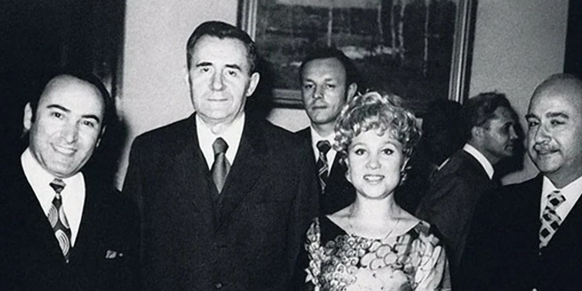 Надежда Румянцева с мужем