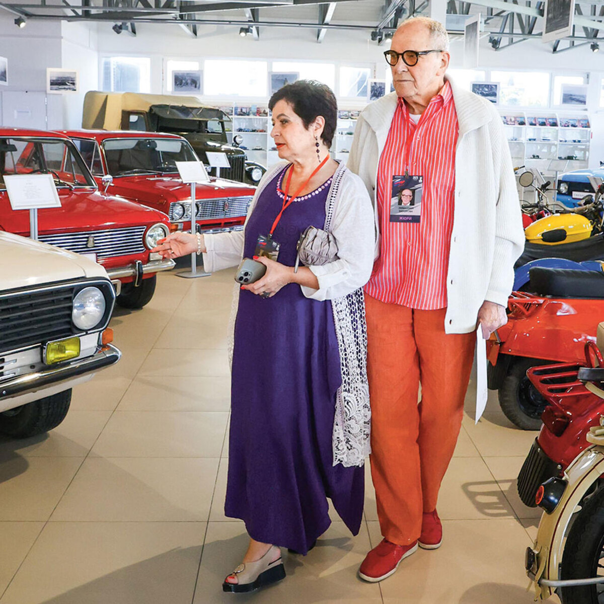    Эммануил Виторган с женой Ириной Юрий Феклистов