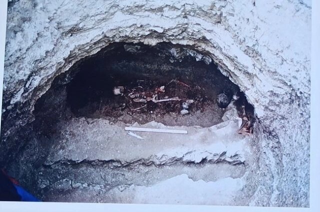    Погребение женщины в Прохоровском кургане. Фото: АиФ Оренбург/ Евгения Чернова