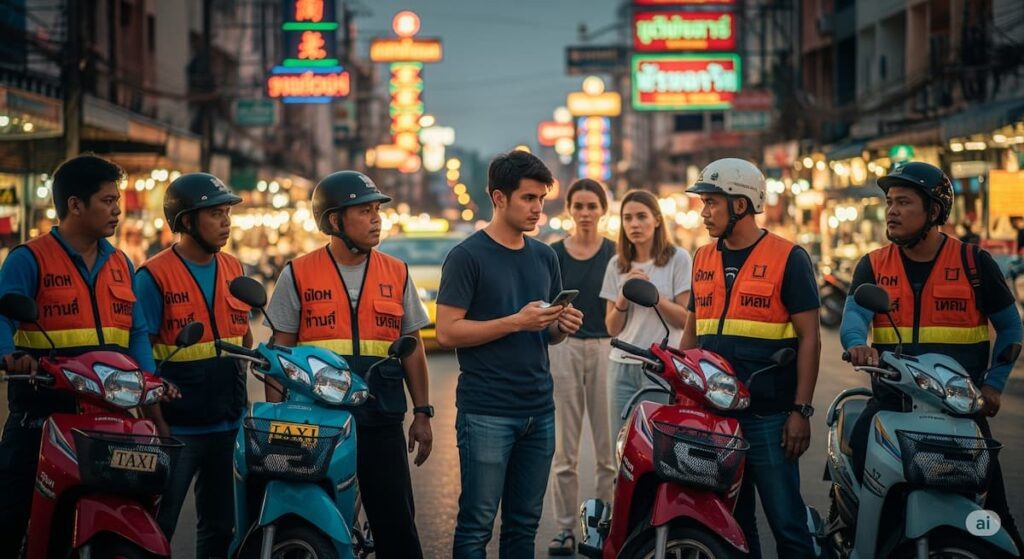    Паттайя: конфликты райд-хейлинг и мототакси