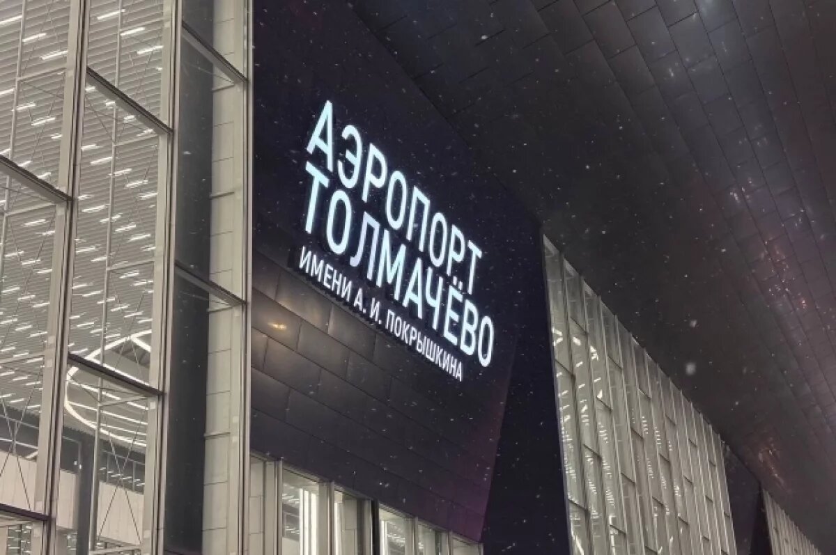   В новосибирском аэропорту Толмачево задерживаются несколько рейсов