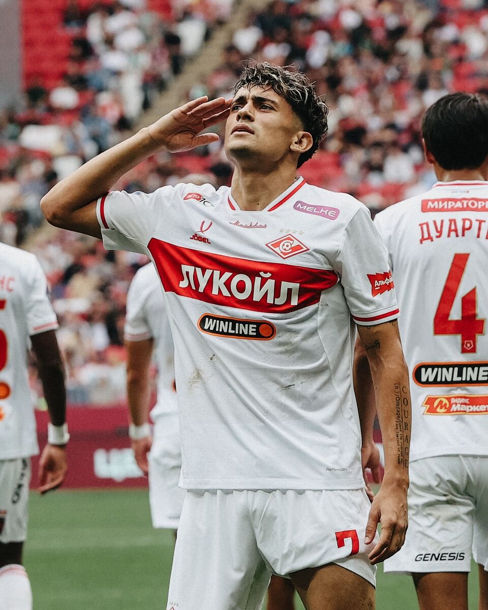 Солари вышел на замену и забил. Фото тг-канал "Спартака"