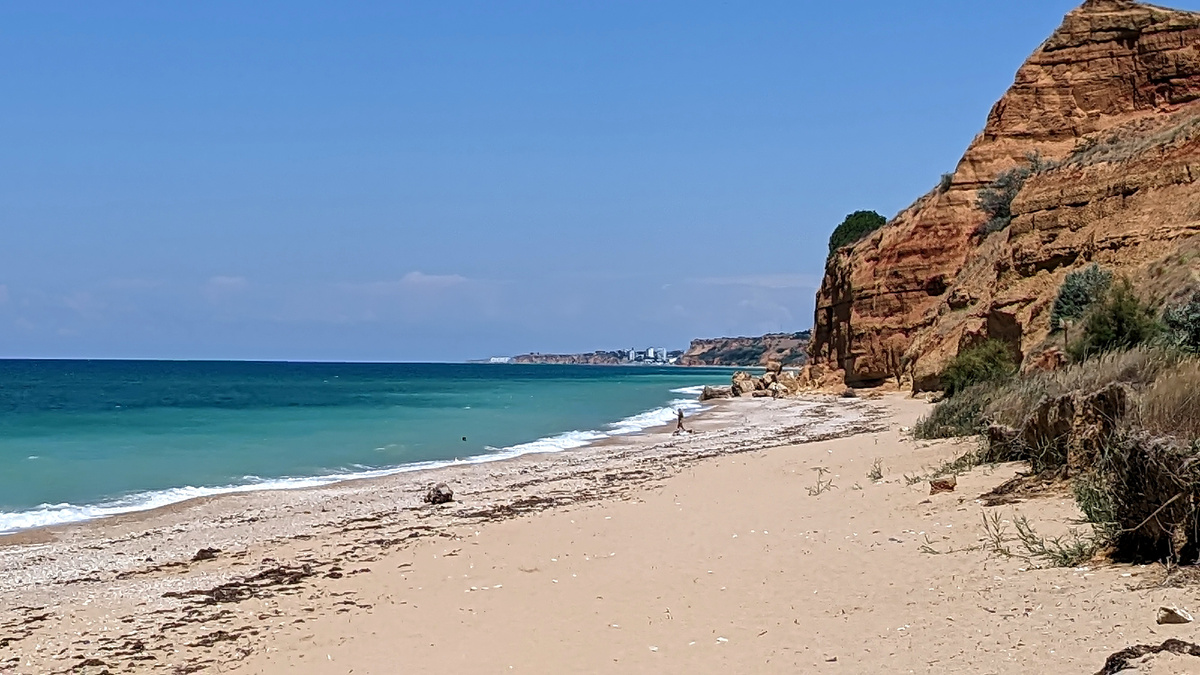 Пляж Любимовка, 21 июля, понедельник, 12:39