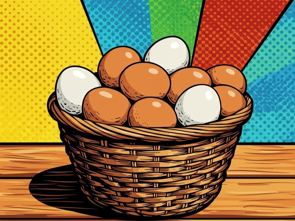 Фото в стиле поп-арт, автор Андрей Л. Куриные яйца: что полезно, что вредно, отличия диетических яиц от столовых