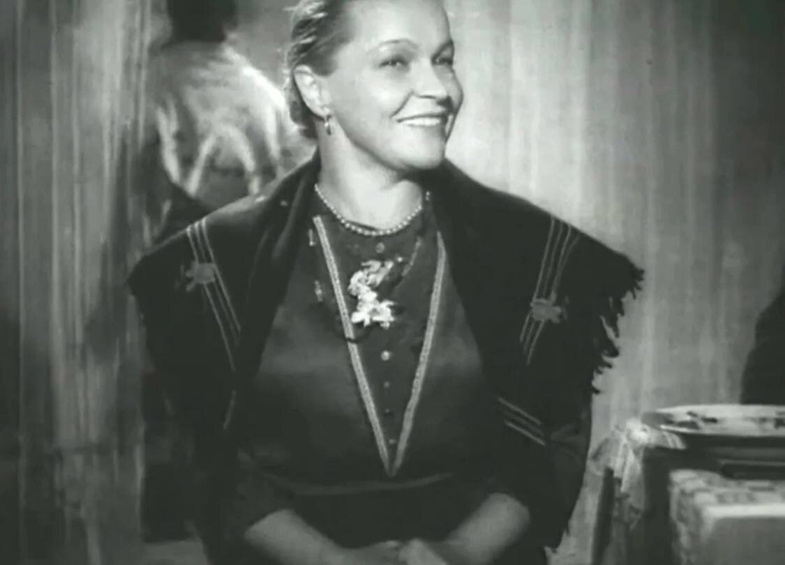 Вера Марецкая в фильме "Член правительства"