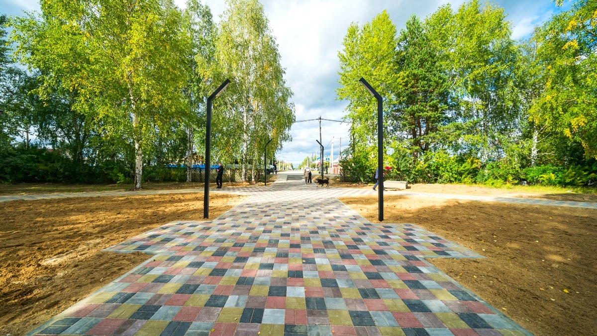    Благоустройство парка Победы в Алябьевском завершится в следующем году