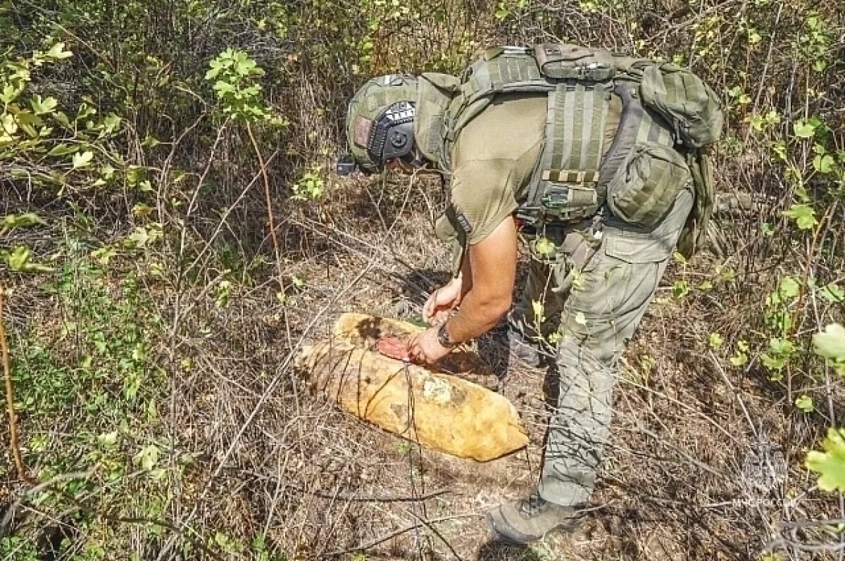    Взрыв фугасной бомбы под Волгоградом сняли на видео