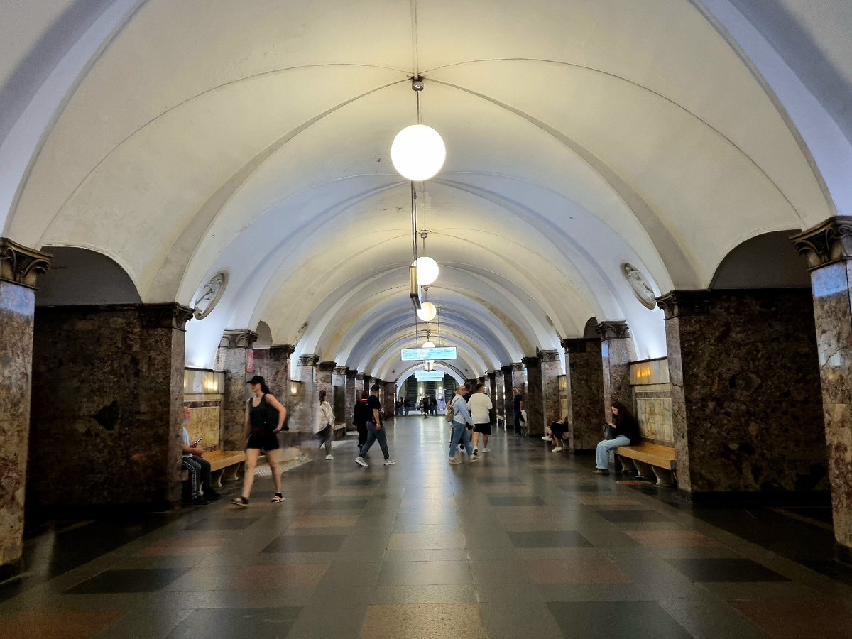 Станция метрополитена «Динамо». Фото автора статьи.