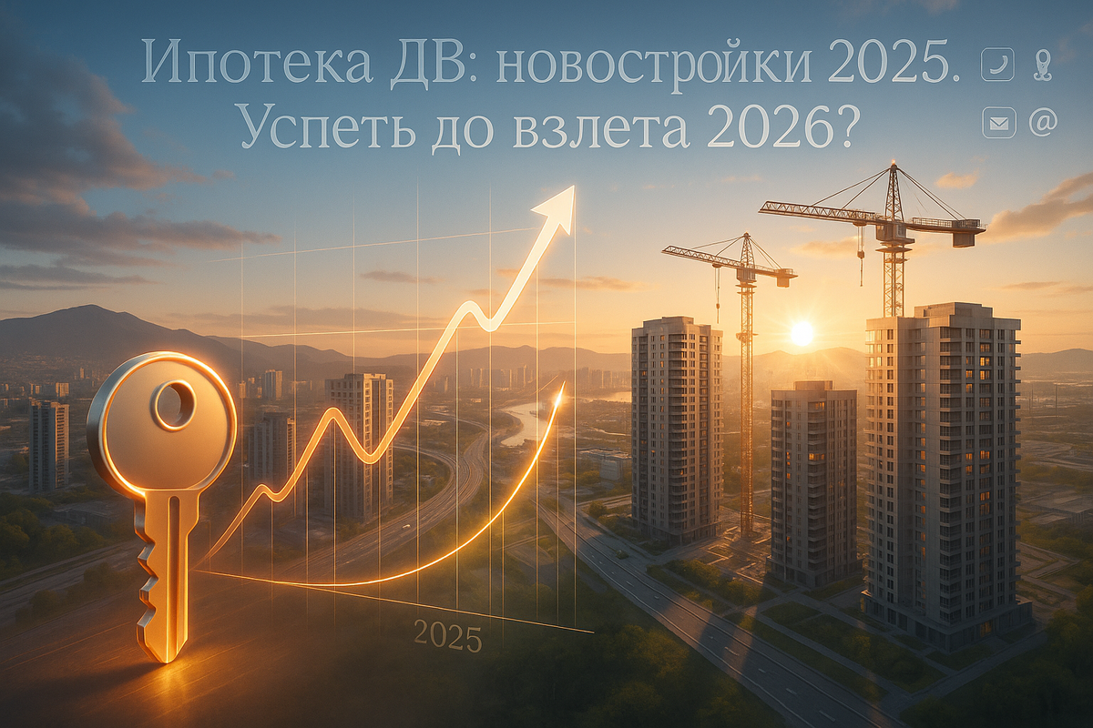    Ипотека ДВ: новостройки 2025. Успеть до взлета 2026? Святослав Шакин
