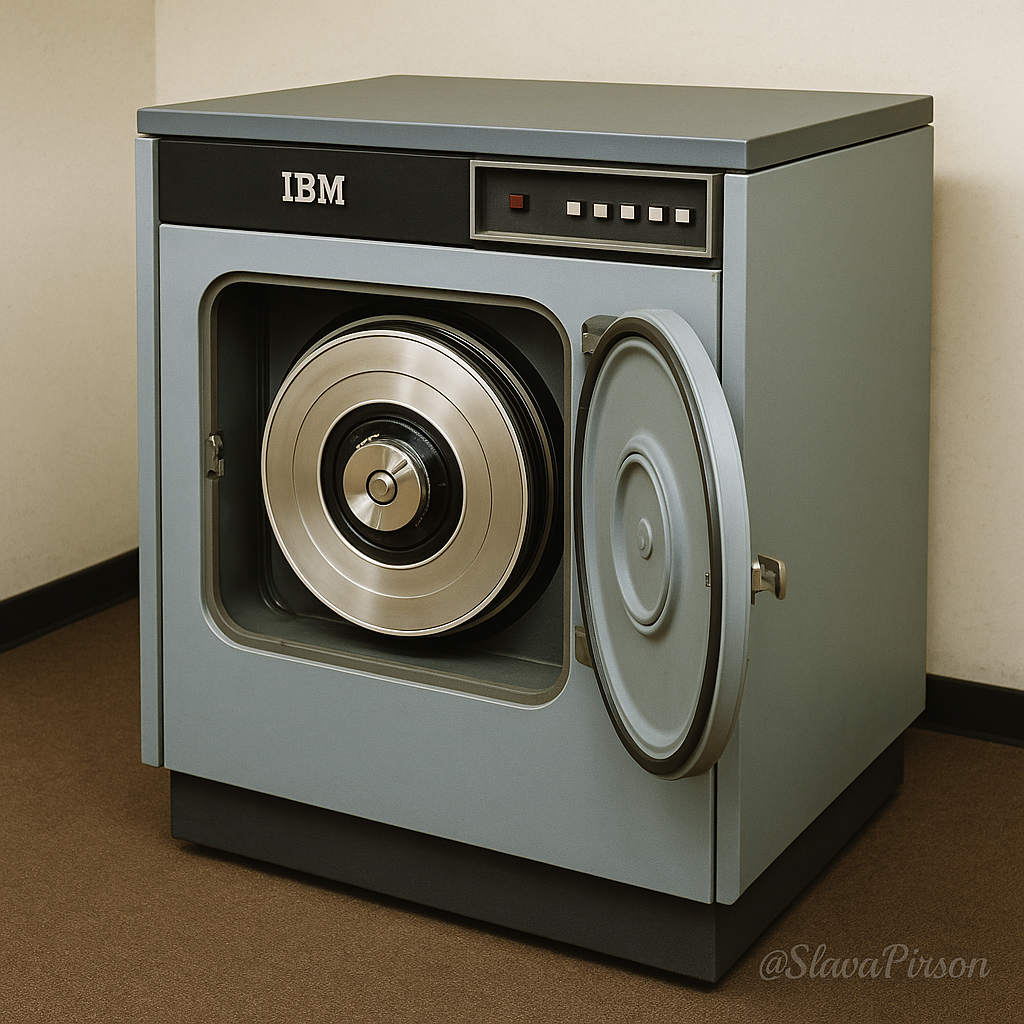 Прототип IBM 1311 - первый съемный диск