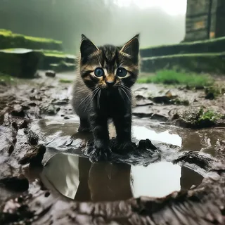 Вот такой, например. Нашла в интернете, похоже, это рисунок ИИ