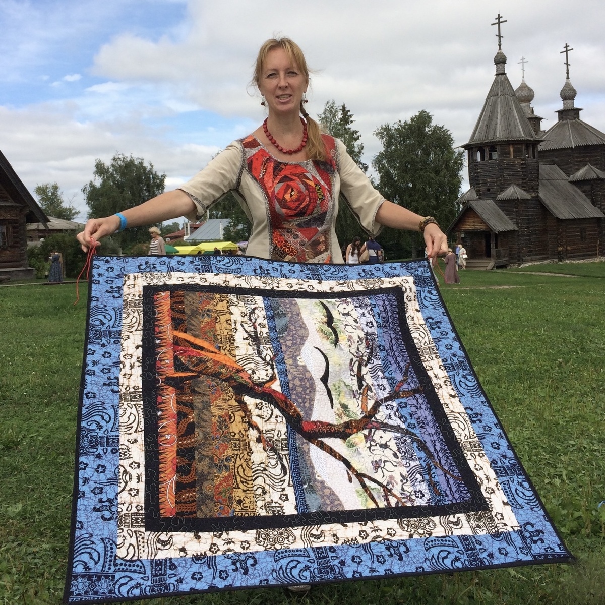 Лоскутное поле, Суздаль, Фестиваль лоскутного шитья "Душа России"