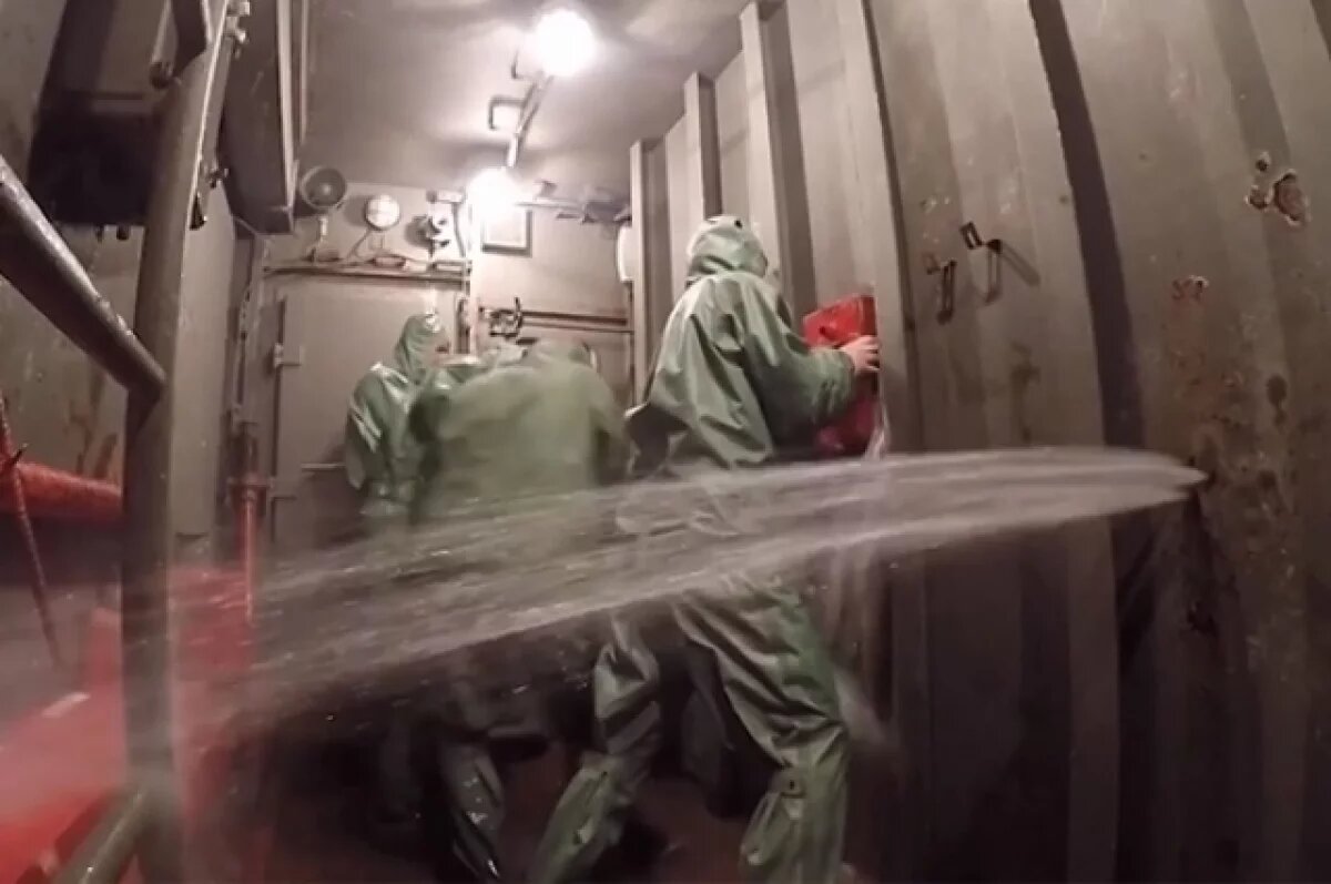    В местах базирования кораблей Балтфлота прошли учения моряков