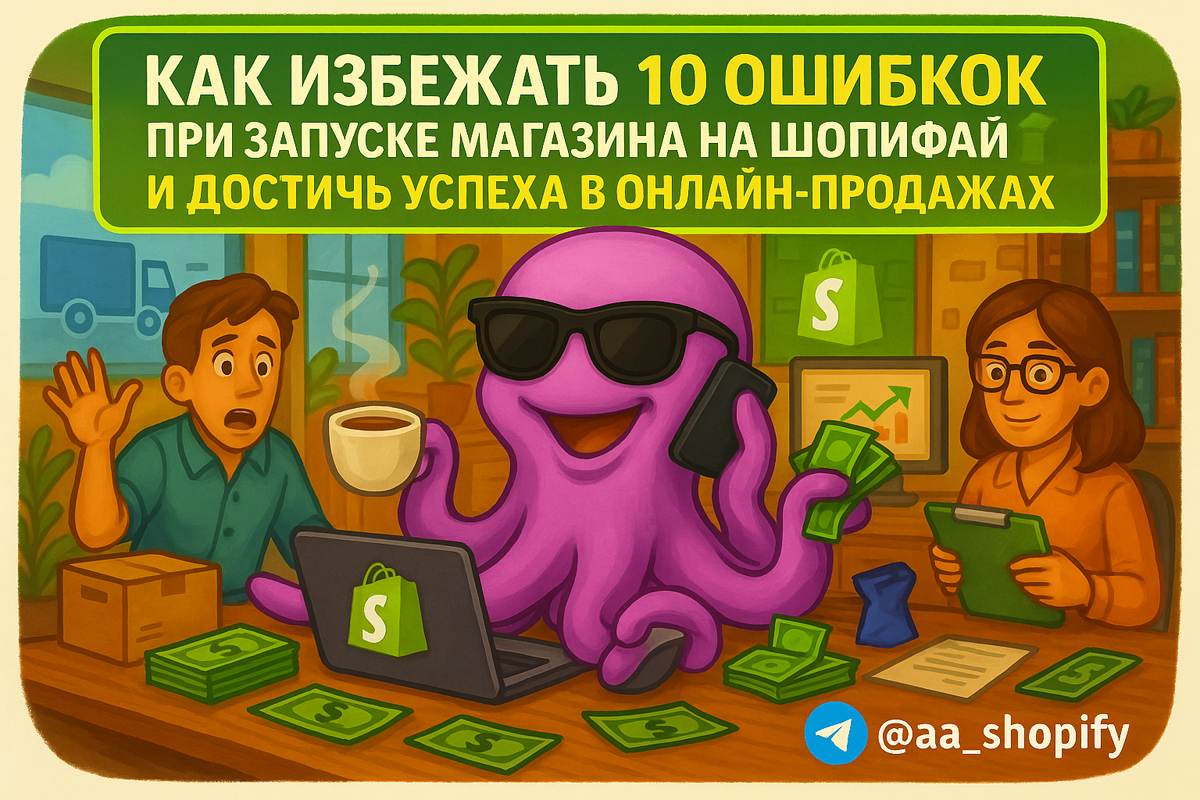    Как избежать 10 ошибок новичков при запуске магазина на Шопифай и достичь успеха в онлайн-продажах aa_ecom
