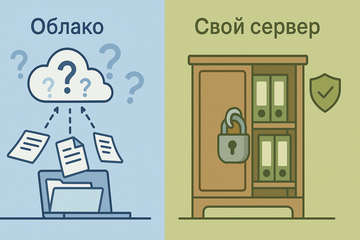 Облако против своего сервера