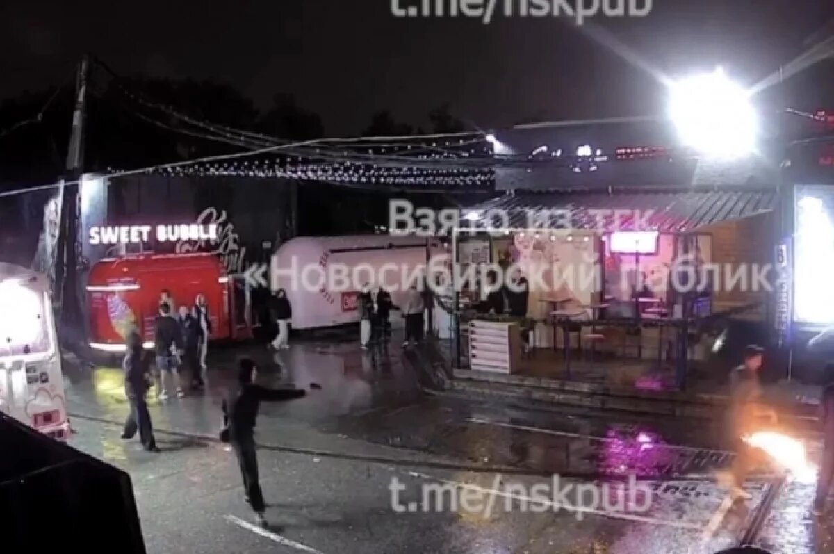    Потасовку со стрельбой устроила молодёжь в центре Новосибирска
