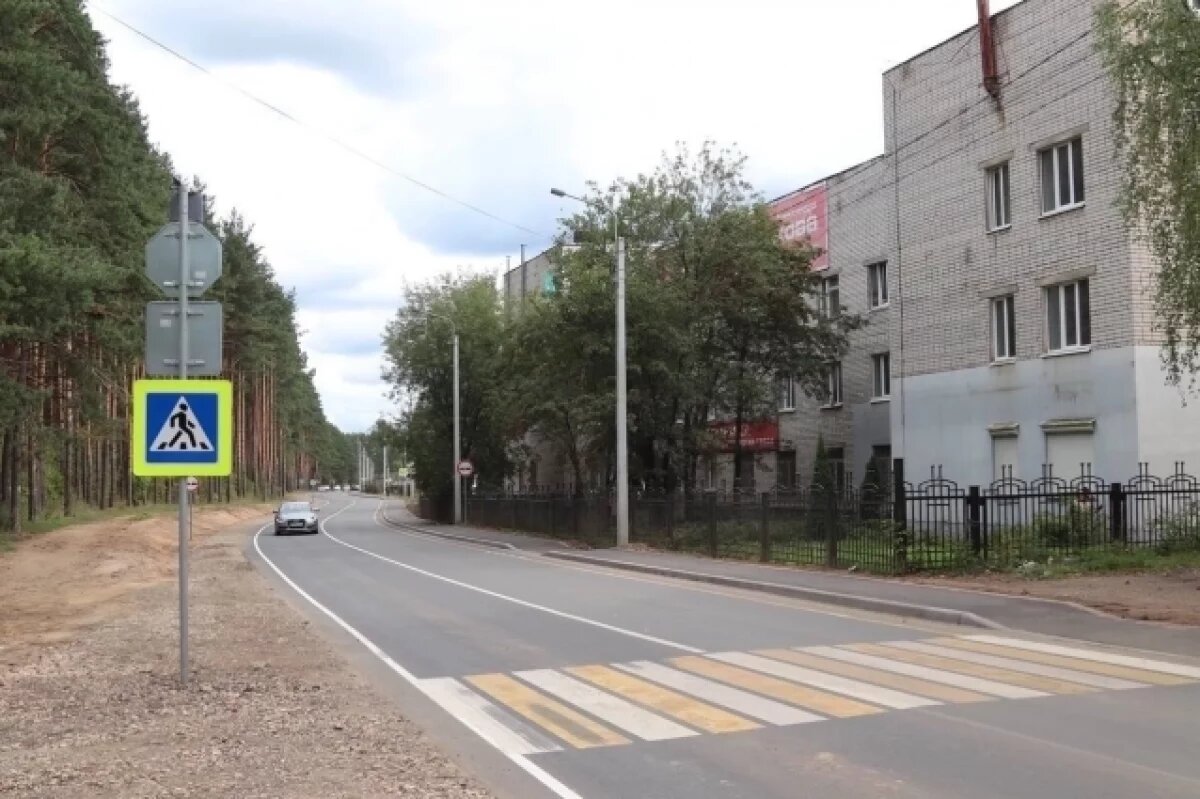    У поселка Красный Бор отремонтировали дорогу от областной больницы