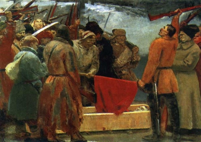 Клятва сибирских партизан.