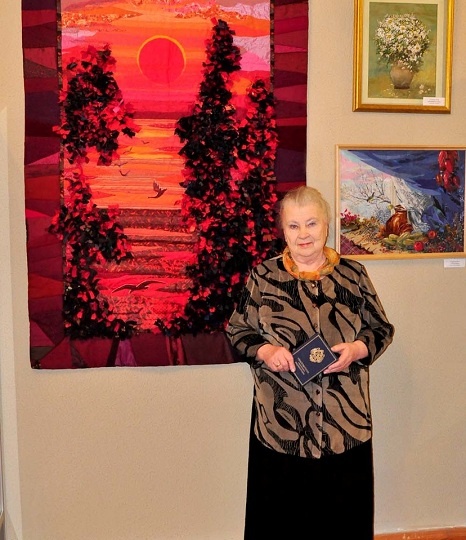 Необычная техника лоскутной живописи Юлии Сергиевой