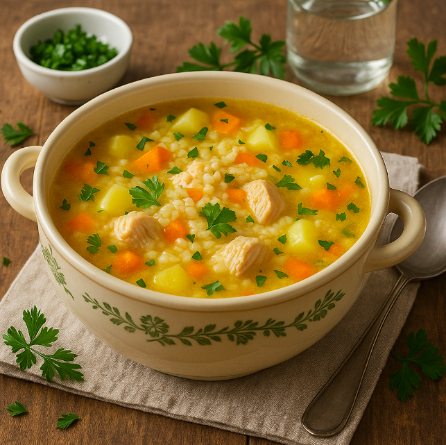 Суп с рисом и курицей рецепты от Дарики