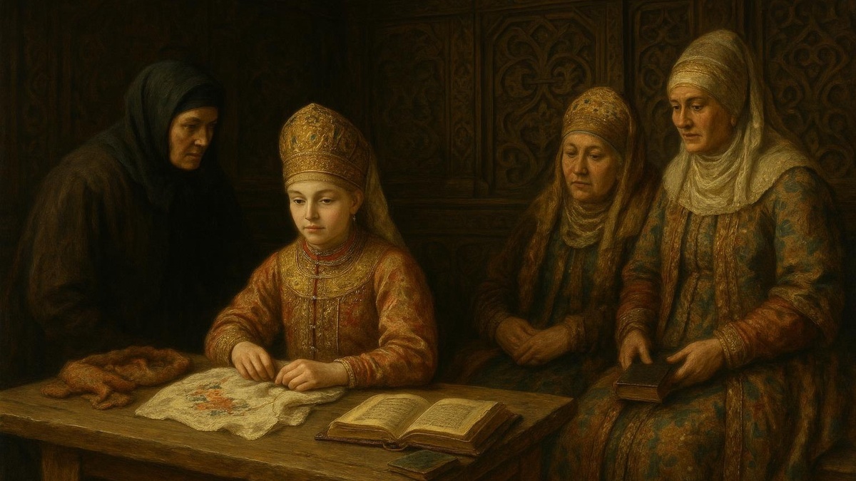 В иллюстративных целях. Дом московского дворянина XVII века — жизнь девочки за теремной решёткой